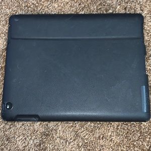Black hard shell IPad case
